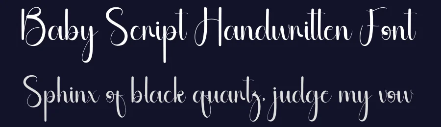 Baby Script Handwritten Font by andikastudio — Script Handwritten Font — thumbnail 2