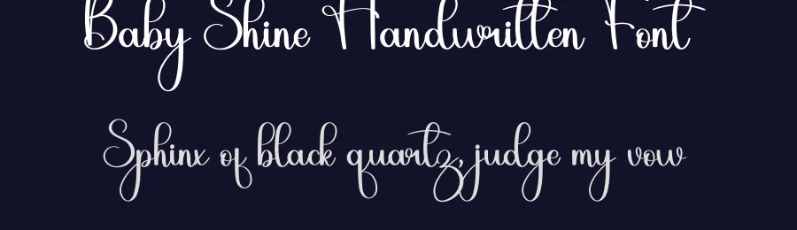 Baby Shine Handwritten Font by inermediaSTUDIO — Script Handwritten Font — thumbnail 2