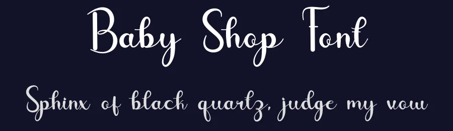 Baby Shop Font by fahmistudio99 — Script Handwritten Font — thumbnail 2