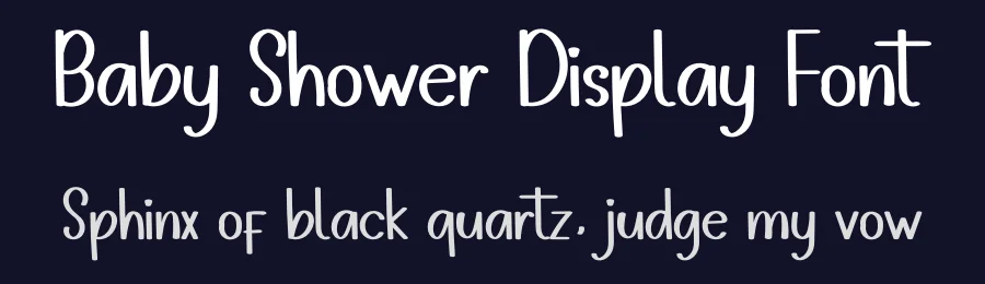 Baby Shower Display Font by inermediaSTUDIO — Display Font — thumbnail 2