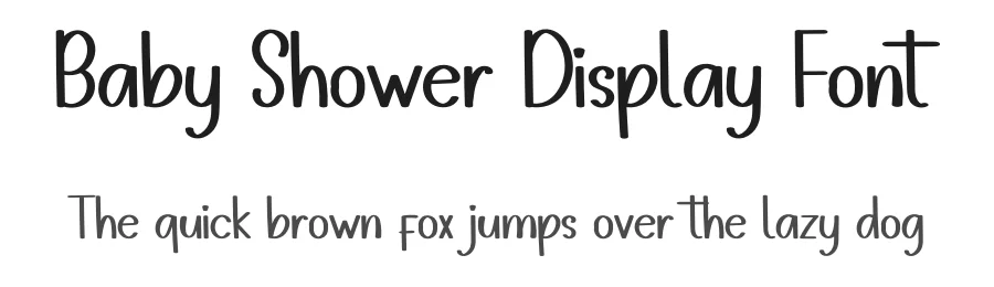 Baby Shower Display Font by inermediaSTUDIO — Display Font
