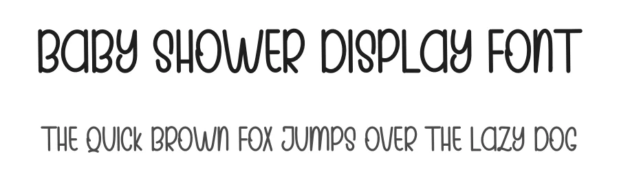 Baby Shower Display Font by inermediaSTUDIO — Display Font