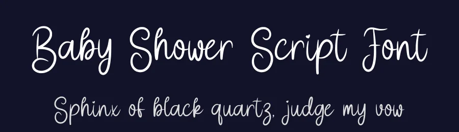 Baby Shower Script Font by Craftedtype — Script Handwritten Font — thumbnail 2