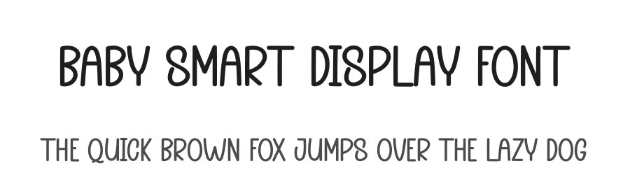 Baby Smart Display Font by andikastudio — Display Font