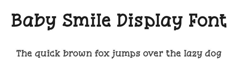 Baby Smile Display Font by keithzo — Display Font