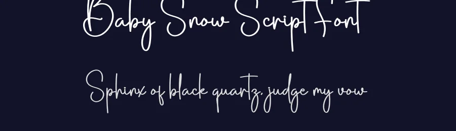 Baby Snow Script Font by creativeletter — Script Handwritten Font — thumbnail 2