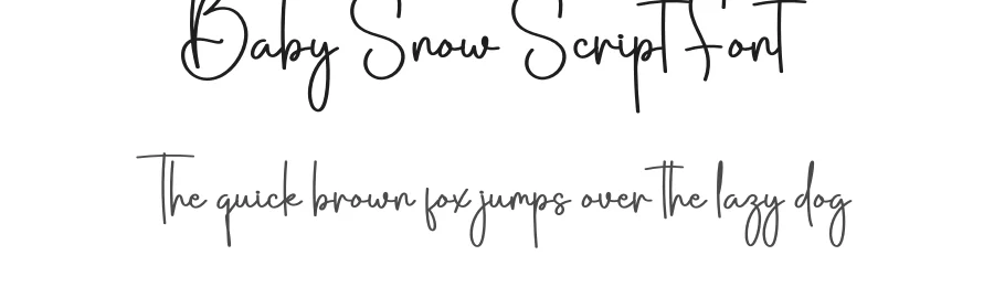 Baby Snow Script Font by creativeletter — Script Handwritten Font