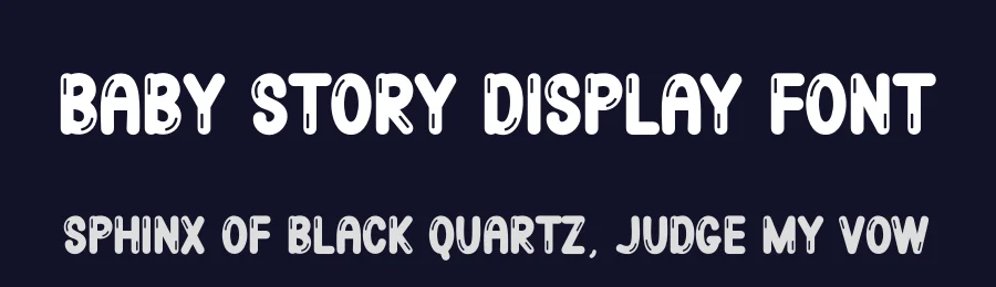 Baby Story Display Font by creativeletter — Display Font — thumbnail 2