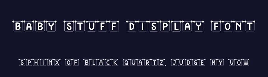 Baby Stuff Display Font by andikastudio — Display Font — thumbnail 2