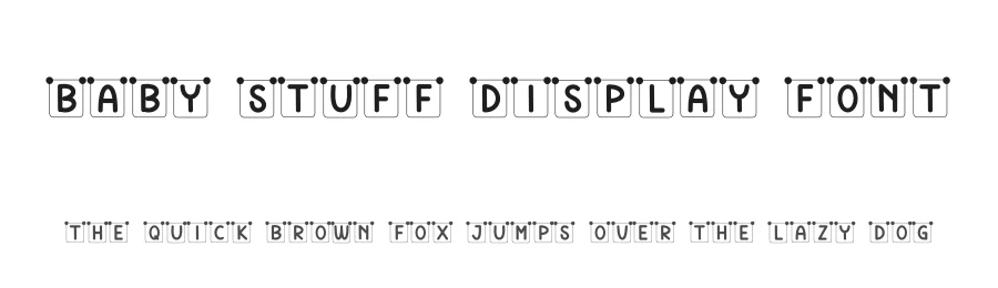 Baby Stuff Display Font by andikastudio — Display Font