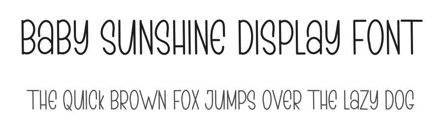 Baby Sunshine Display Font by inermediaSTUDIO — Display Font