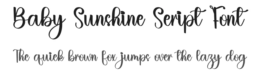 Baby Sunshine Script Font by inermediaSTUDIO — Script Handwritten Font