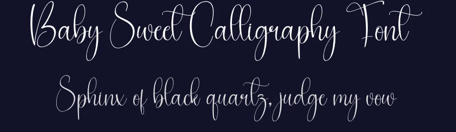 Baby Sweet Calligraphy Font by creativeletter — Script Handwritten Font — thumbnail 2