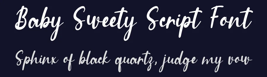 Baby Sweety Script Font by inermediaSTUDIO — Script Handwritten Font — thumbnail 2