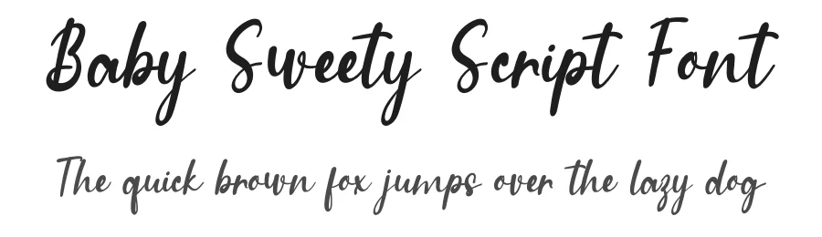 Baby Sweety Script Font by inermediaSTUDIO — Script Handwritten Font