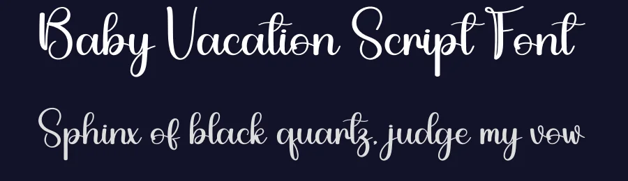 Baby Vacation Script Font by andikastudio — Script Handwritten Font — thumbnail 2