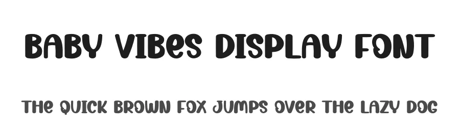 Baby Vibes Display Font by creativeletter — Display Font