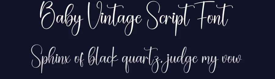 Baby Vintage Script Font by creativeletter — Script Handwritten Font — thumbnail 2