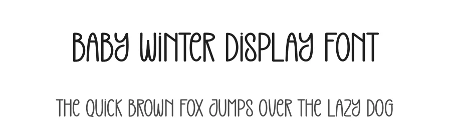 Baby Winter Display Font by Kecimpring — Display Font