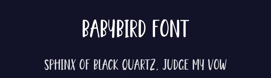 Babybird Font by andikastudio — Display Font — thumbnail 2