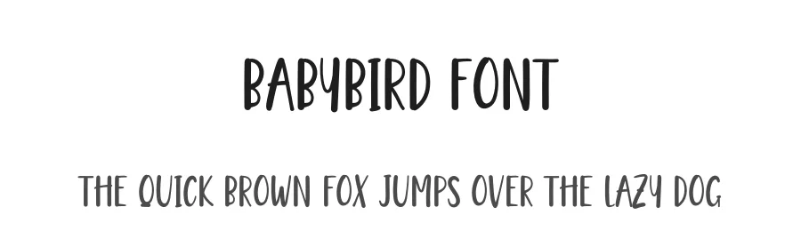 Babybird Font by andikastudio — Display Font