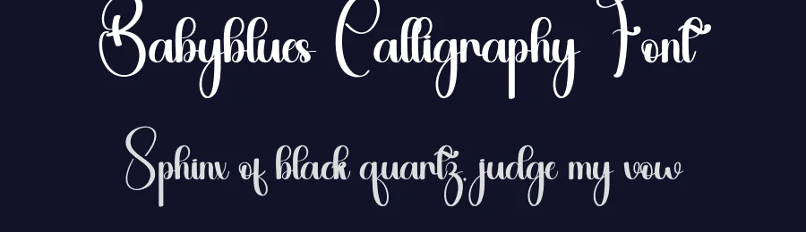 Babyblues Calligraphy Font by andikastudio — Script Handwritten Font — thumbnail 2