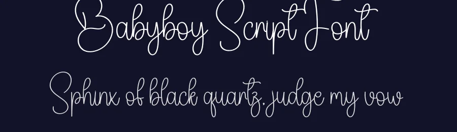 Babyboy Script Font by creativeletter — Script Handwritten Font — thumbnail 2