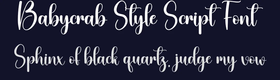 Babycrab Style Script Font by creativeletter — Script Handwritten Font — thumbnail 2