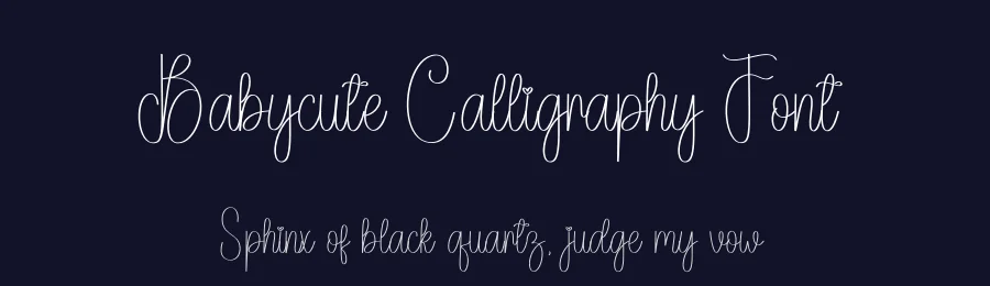 Babycute Calligraphy Font by andikastudio — Script Handwritten Font — thumbnail 2