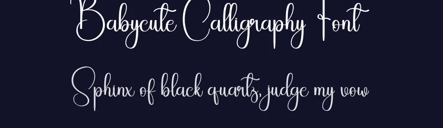 Babycute Calligraphy Font by andikastudio — Script Handwritten Font — thumbnail 2