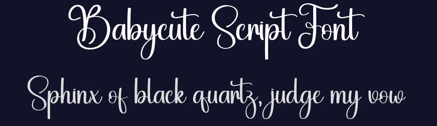 Babycute Script Font by creativeletter — Script Handwritten Font — thumbnail 2