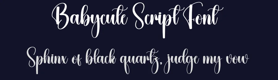 Babycute Script Font by creativeletter — Script Handwritten Font — thumbnail 2