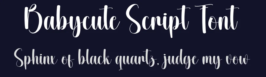 Babycute Script Font by creativeletter — Script Handwritten Font — thumbnail 2