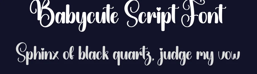 Babycute Script Font by creativeletter — Script Handwritten Font — thumbnail 2