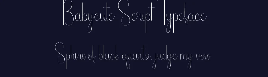 Babycute Script Typeface by andikastudio — Script Handwritten Font — thumbnail 2
