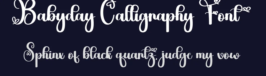 Babyday Calligraphy Font by andikastudio — Script Handwritten Font — thumbnail 2