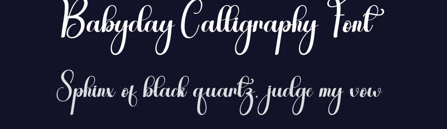 Babyday Calligraphy Font by andikastudio — Script Handwritten Font — thumbnail 2