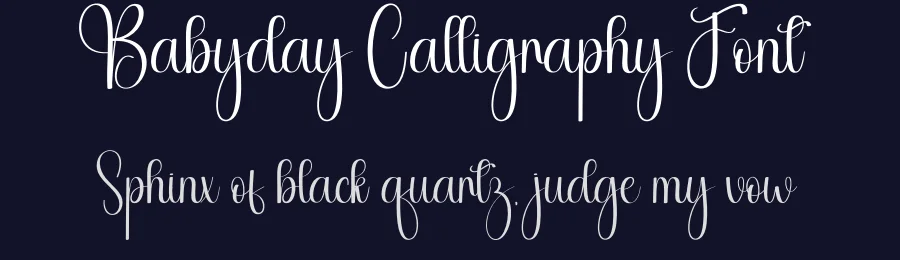 Babyday Calligraphy Font by andikastudio — Script Handwritten Font — thumbnail 2