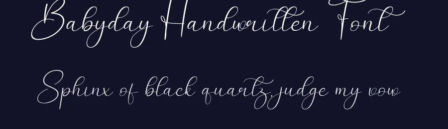 Babyday Handwritten Font by creativeletter — Script Handwritten Font — thumbnail 2