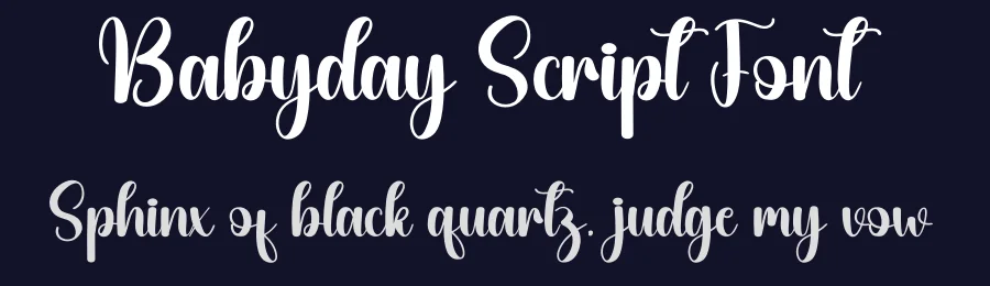 Babyday Script Font by creativeletter — Script Handwritten Font — thumbnail 2
