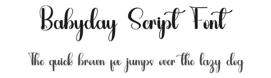Babyday Script Font by inermediaSTUDIO — Script Handwritten Font