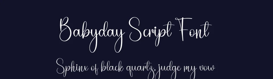 Babyday Script Font by freshtypeink — Script Handwritten Font — thumbnail 2