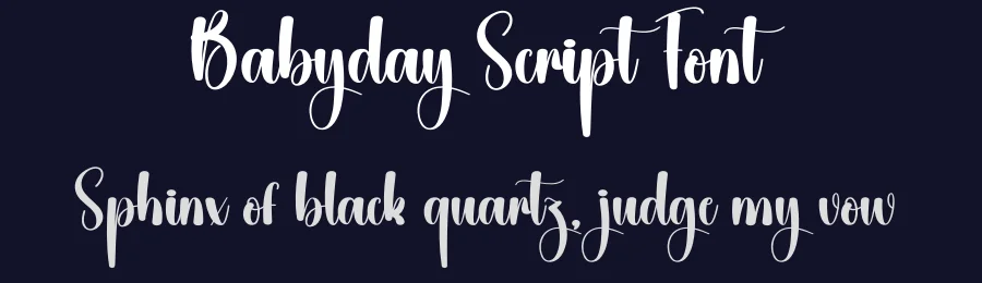 Babyday Script Font by creativeletter — Script Handwritten Font — thumbnail 2