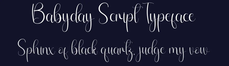 Babyday Script Typeface by andikastudio — Script Handwritten Font — thumbnail 2