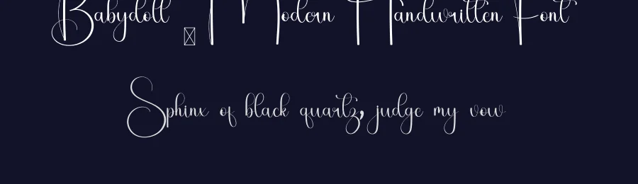 Babydoll – Modern Handwritten Font by inermediaSTUDIO — Script Handwritten Font — thumbnail 2