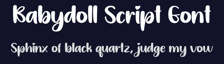 Babydoll Script Font by creativeletter — Script Handwritten Font — thumbnail 2