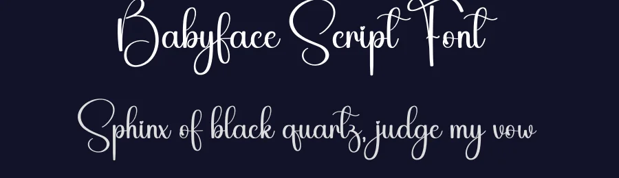 Babyface Script Font by creativeletter — Script Handwritten Font — thumbnail 2
