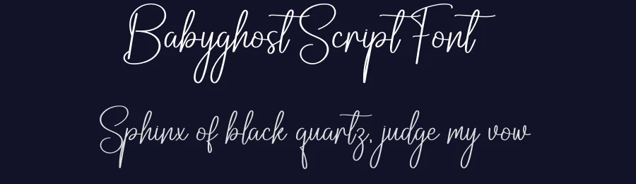 Babyghost Script Font by creativeletter — Script Handwritten Font — thumbnail 2