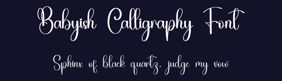 Babyish Calligraphy Font by inermediaSTUDIO — Script Handwritten Font — thumbnail 2