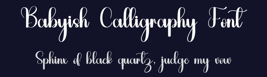 Babyish Calligraphy Font by inermediaSTUDIO — Script Handwritten Font — thumbnail 2